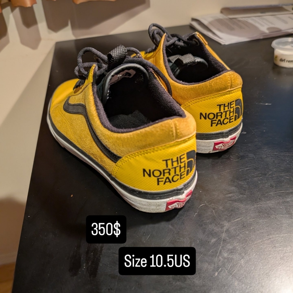 The North Face Kids Yellow Sneakers
